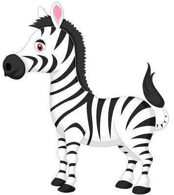 Cartoon Zebra Transparent Background Clipart - Free Clipart Library