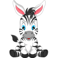 free_download_cute_baby_zebra_sitting_clipart