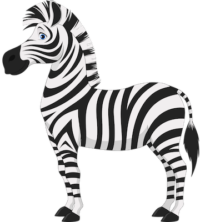 free_download_cute_zebra_cartoon_clipart_picture