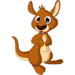 Kangaroo With Open Mouth Cartoon Animal Clipart - Free Clipart Library