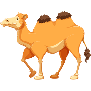 Strong Desert Cartoon Animal Camel Clipart - Free Clipart Library